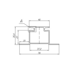 Профиль Омега с панельным замком PBP 331*25